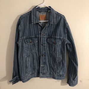 Supreme x Levi’s denim jacket with stripes